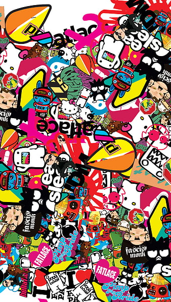 Sticker brand, art, brand, funny, sticker, HD phone wallpaper | Peakpx