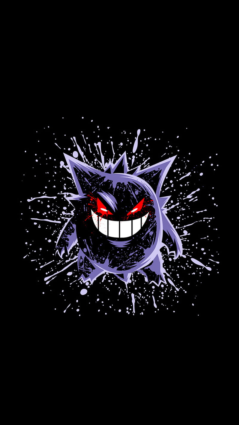 DarkGengar  Gengar pokemon, Pokemon backgrounds, Ghost pokemon