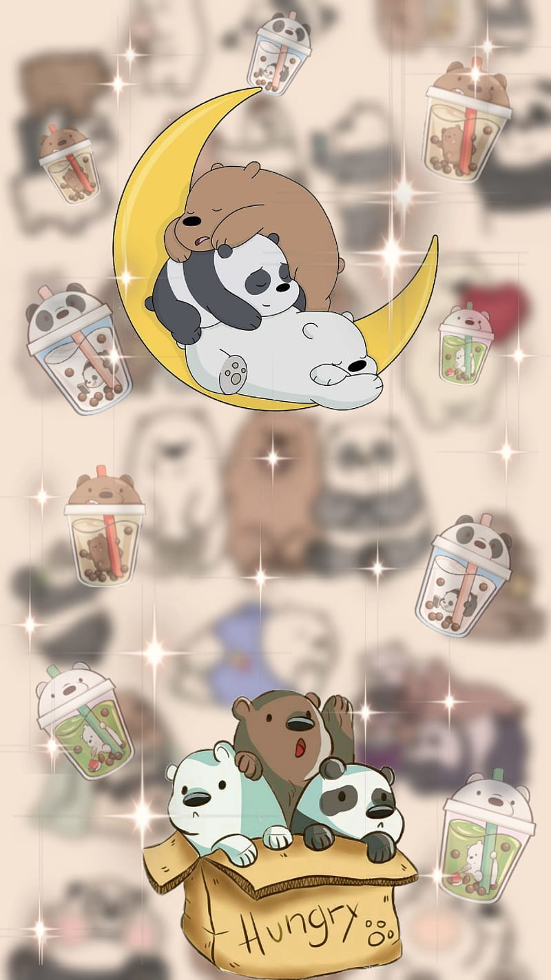 Escandaloso, panda, pardo, polar, HD phone wallpaper