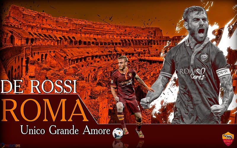 Soccer, Daniele De Rossi, A.S. Roma, HD wallpaper