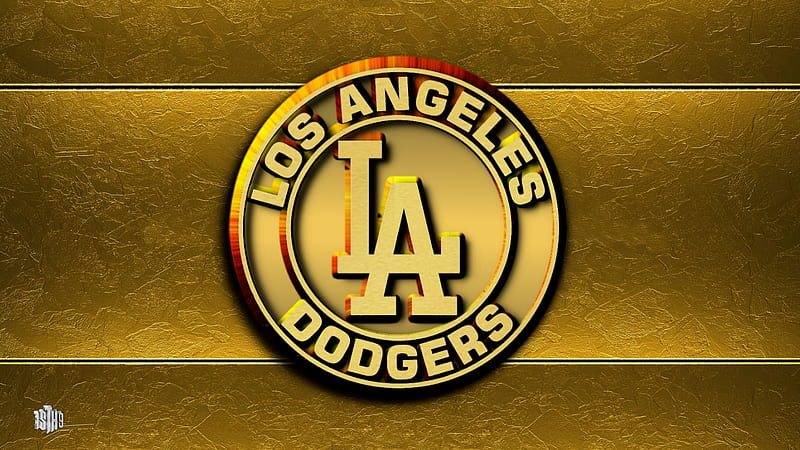 LA Dodgers Gold Logo, Los Angeles Dodgers Logo, Major league Baseball, Los Angeles Dodgers baseball, Dodgers, Los Angeles Dodgers , Los Angeles Dodgers background, HD wallpaper
