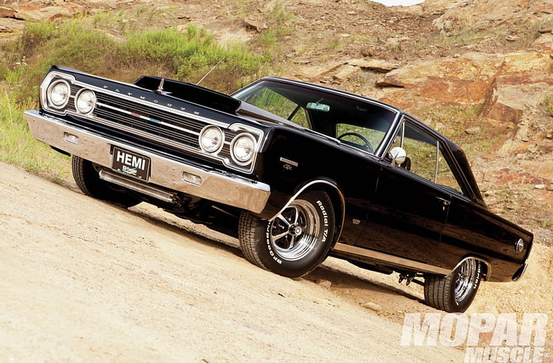 1967-Plymouth-Belvedere-Gtx, Classic, Plymouth, Black, 1967, HD wallpaper