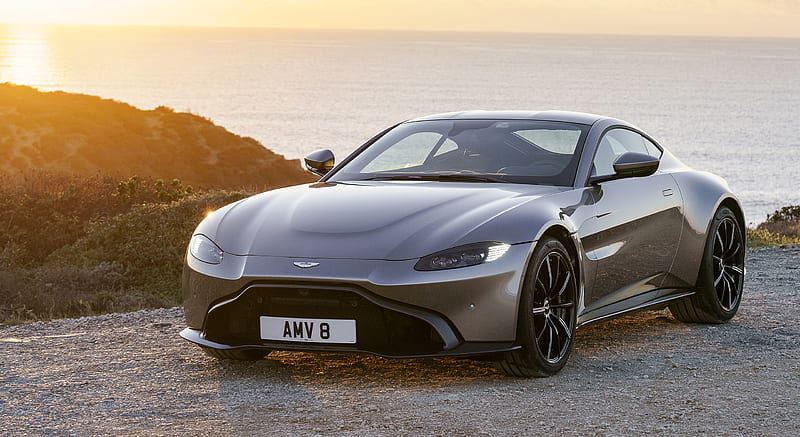 2019 Aston Martin Vantage (Tungsten Silver) - Front , car, HD wallpaper