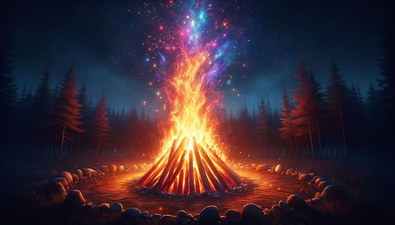 Logging An Open Camp Fire With Logs And Surrounding It Backgrounds | JPG  Free Download - Pikbest