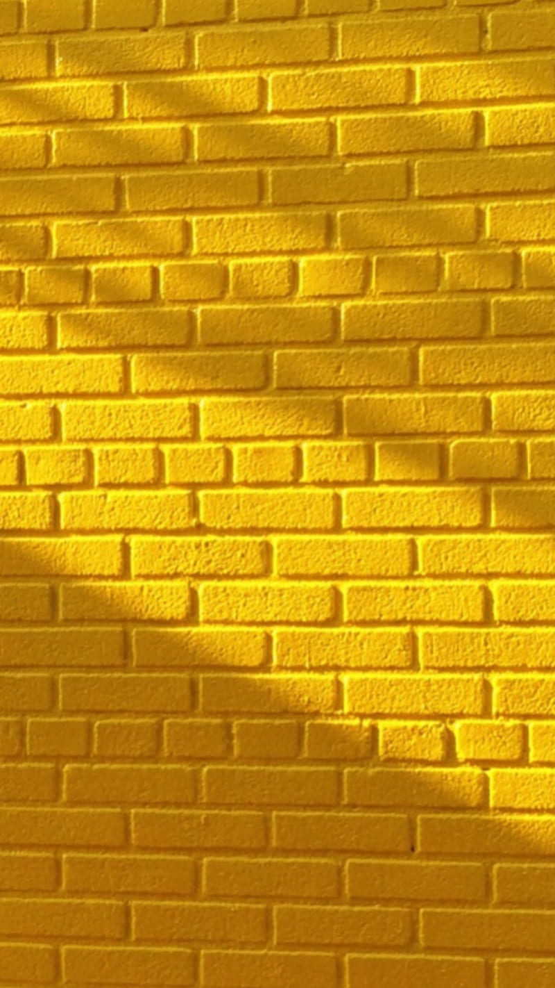Yellow Brick Wall, bricks, patterns, HD phone wallpaper