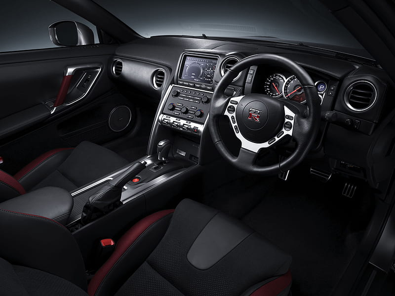 2008 Nissan GT-R Black Edition, Coupe, R35, Turbo, V6, car, HD wallpaper
