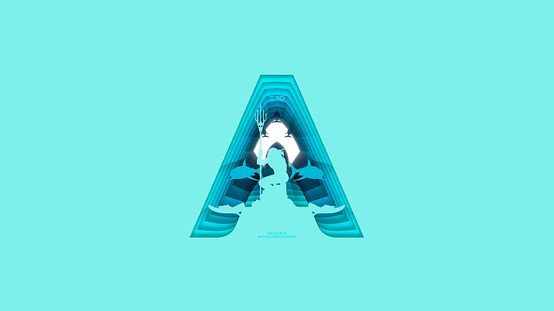 Aquaman Movie Poster In Material Design, jason-momoa, aquaman-movie, aquaman, artist, artwork, movies, 2018-movies, reddit, digital-art, minimalism, logo, HD wallpaper
