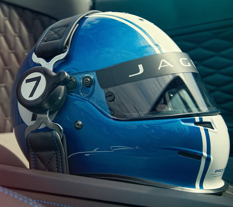 Racing Helmet, jaguar, HD wallpaper