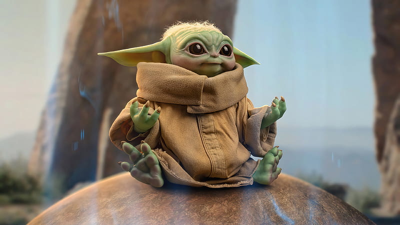 Baby Yoda Grogu Star Wars The Mandalorian, HD wallpaper