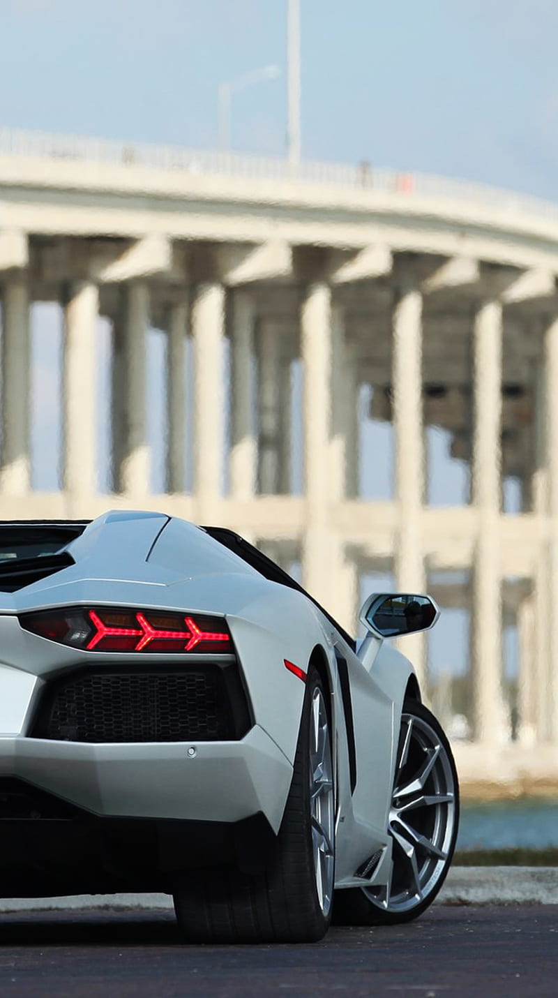 Lamborghini, 2015, aventador, car, city, model, muscle, roadster, HD phone wallpaper