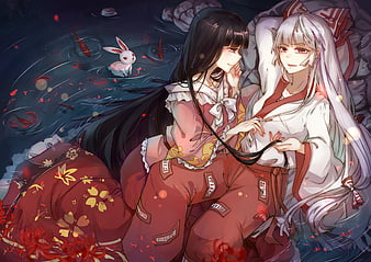 HD desktop wallpaper: Anime, Touhou, Kaguya Houraisan download free picture  #907666