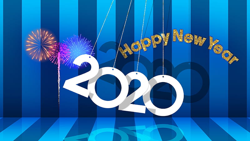 New Year 2020, HD wallpaper