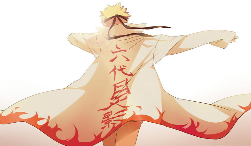 Uzumaki Naruto, shinobi, naruto, naruto shippuuden, white background,  trench coat, HD wallpaper | Peakpx