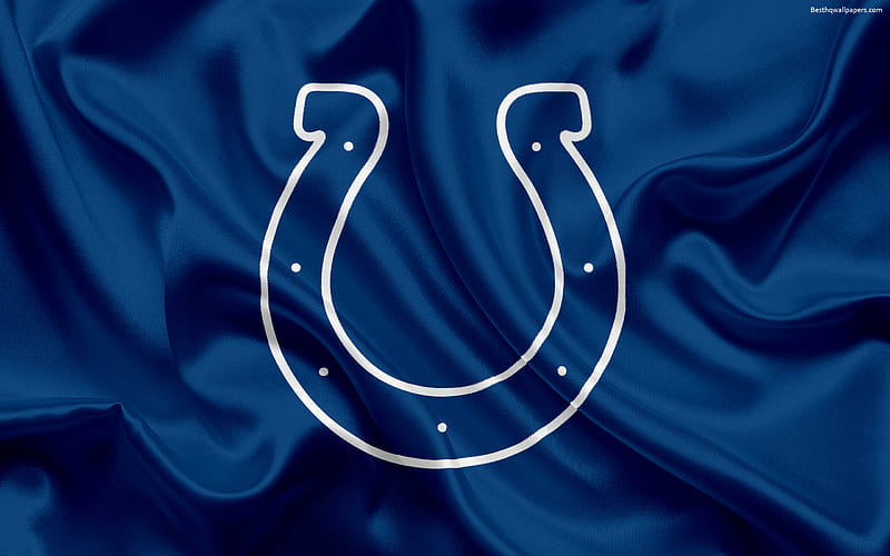 Indianapolis Colts, American football, logo, emblem, National Football League, NFL, Indianapolis, Indiana, USA, HD wallpaper