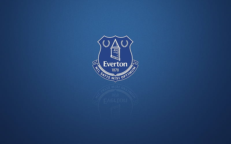 football, Everton FC, Premier League, England, Everton emblem, logo, HD wallpaper