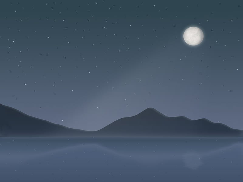 when the moon comes over the mountain, bonito, moon, gorgeous, HD wallpaper when the moon comes over the mountain, bonito, moon, gorgeous, HD wallpaper