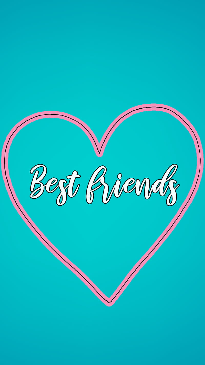 Mejores amigos aman, bff, amigas, mejor amigo, mejor amiga, azules, amigo,  amistad, Fondo de pantalla de teléfono HD | Peakpx