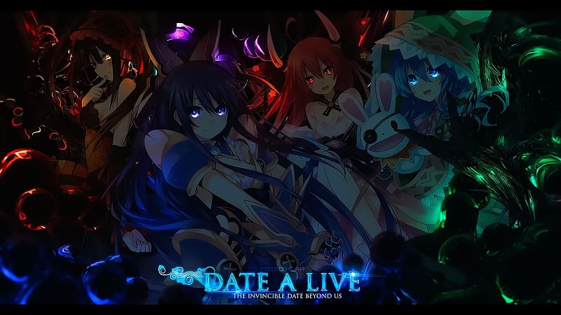 Anime, Date A Live, Yoshino (Date A Live), Kurumi Tokisaki, Tohka Yatogami, Kotori Itsuka, HD wallpaper