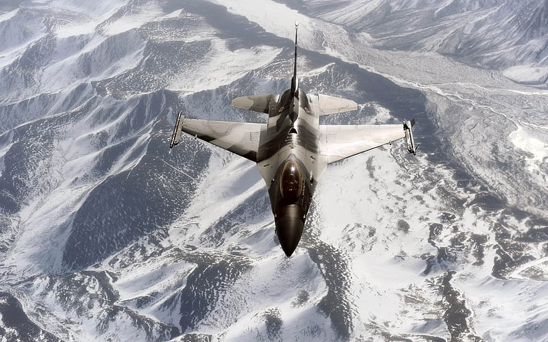 general dynamics f16c fighting falcon-Modern military aircraft, HD wallpaper