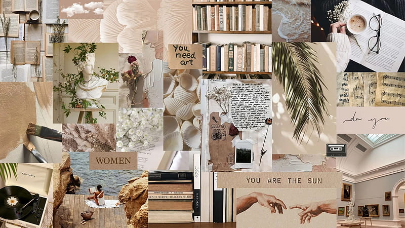 Summer Aesthetic Collage | Collage background, Desktop wallpaper summer,  Sunflower wallpaper