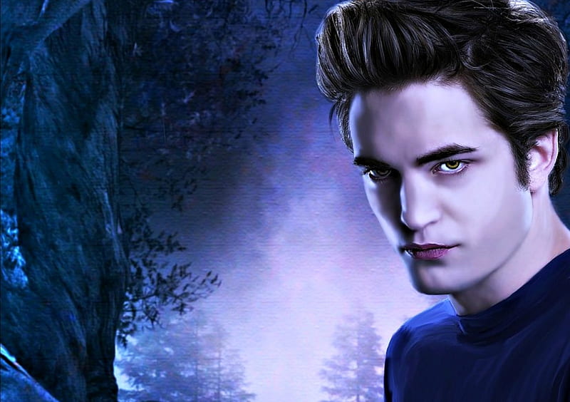 Edward Cullen, art, movie, man, twilight saga, fantasy, digital, vampire,  actor, HD wallpaper | Peakpx