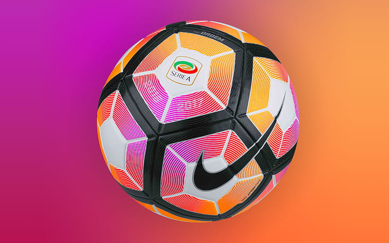 Nike, football, Serie A 2016-2017 Ball, soccer, HD wallpaper