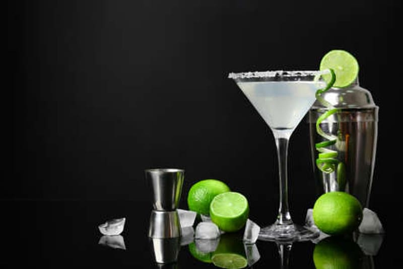 Glass of Margarita Cocktail, Summer, Summary, Lime, Drink, Bar, HD wallpaper