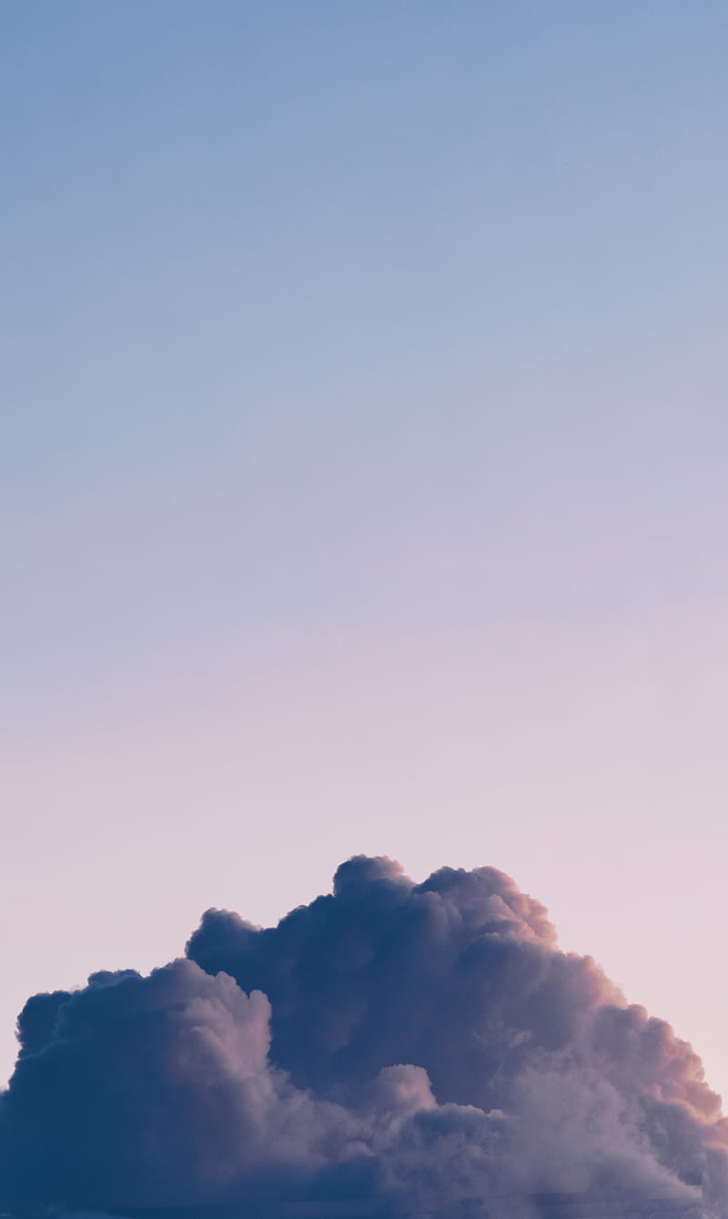 view of nimbus clouds, HD phone wallpaper