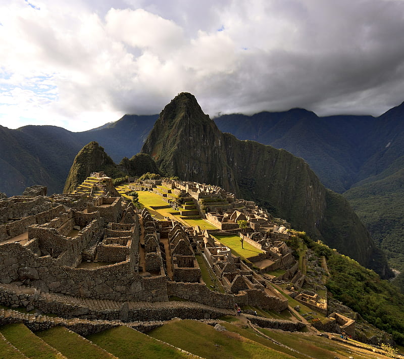 Machu Picchu, ancient, latin, peru, peruvian, ruins, HD wallpaper
