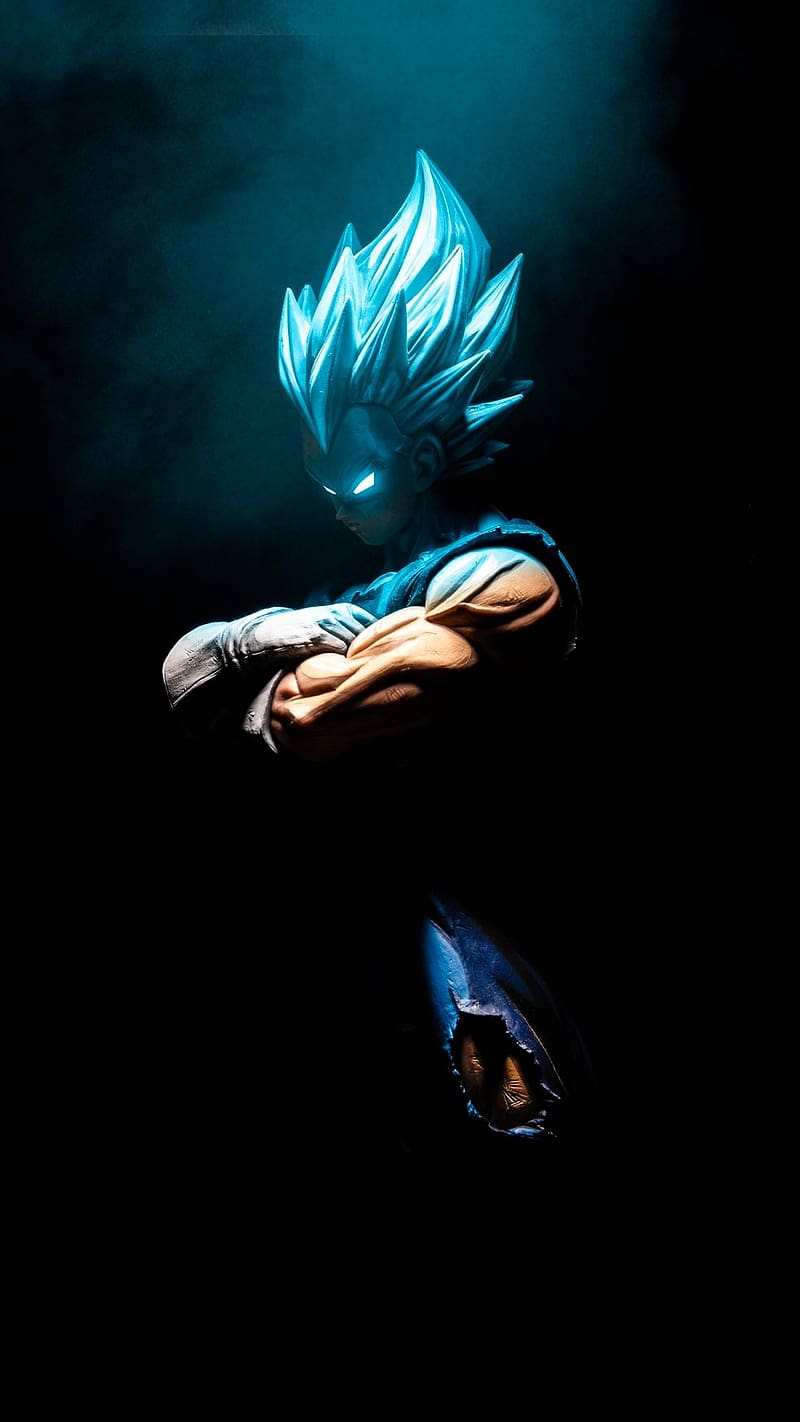 NEON GOKU, black, blue, amazing, light, hero, superhero, game, HD phone  wallpaper