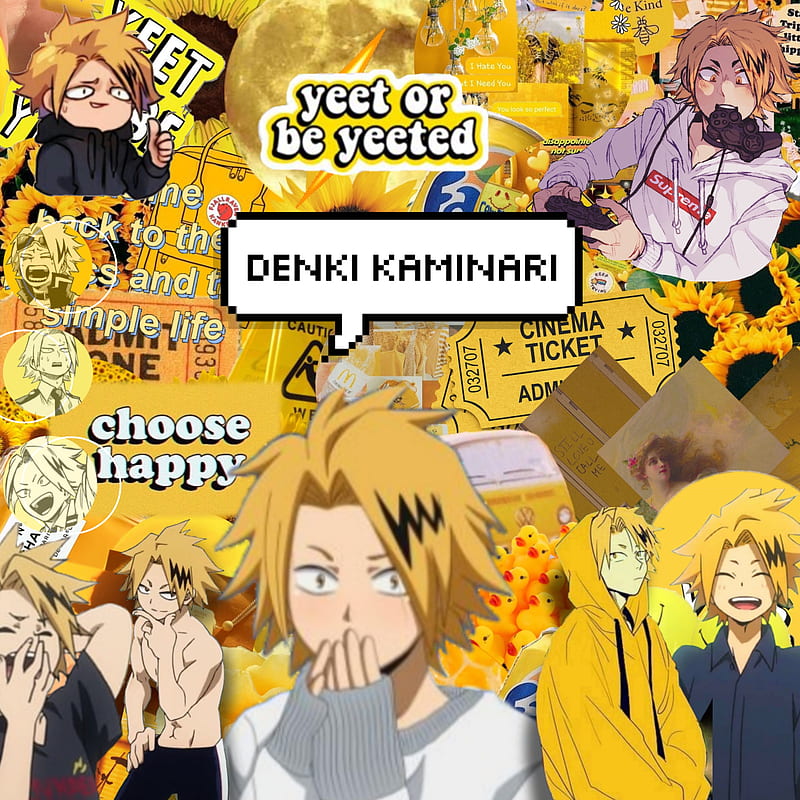 X Px P Free Download Kaminari Denki Kaminari Kaminari Denki Mha HD Phone