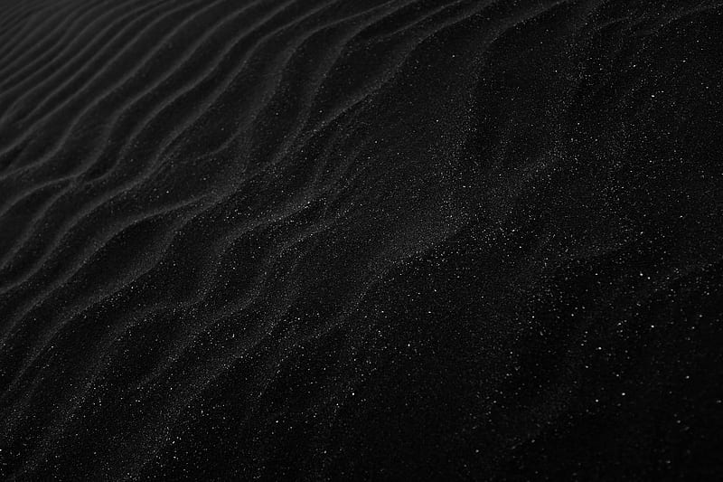 Black Sand Dunes, HD wallpaper