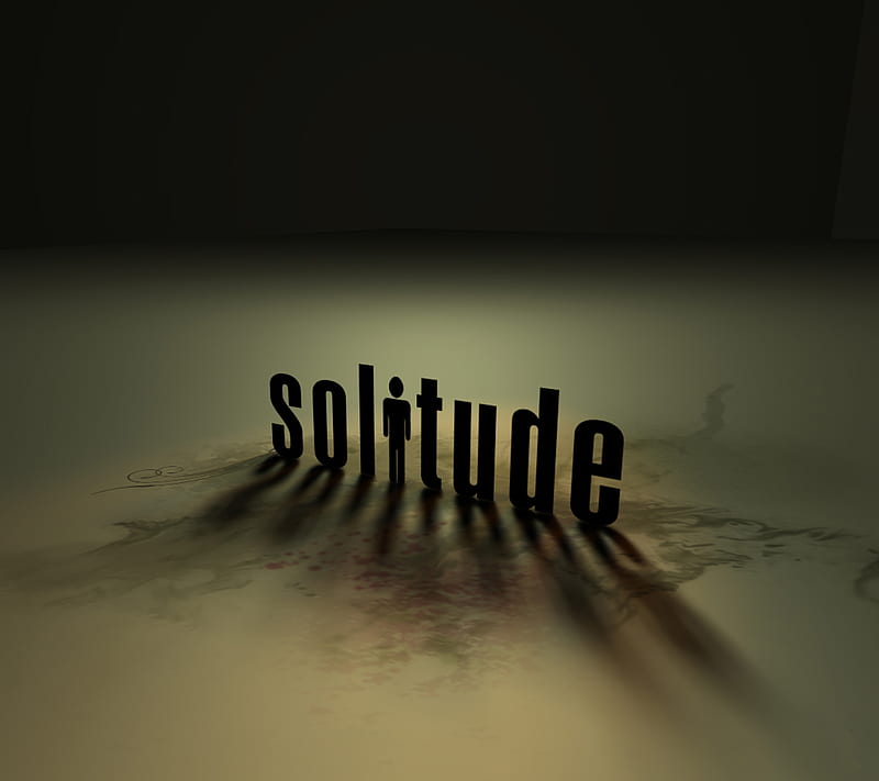 Solitude, alone, isolation, loneliness, lonely, one, sign, HD wallpaper