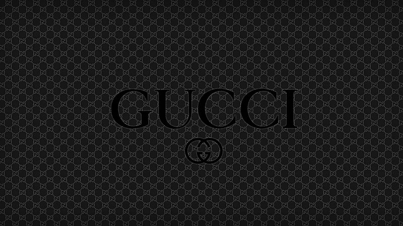 Black Gucci Word With Logo Gucci, HD wallpaper