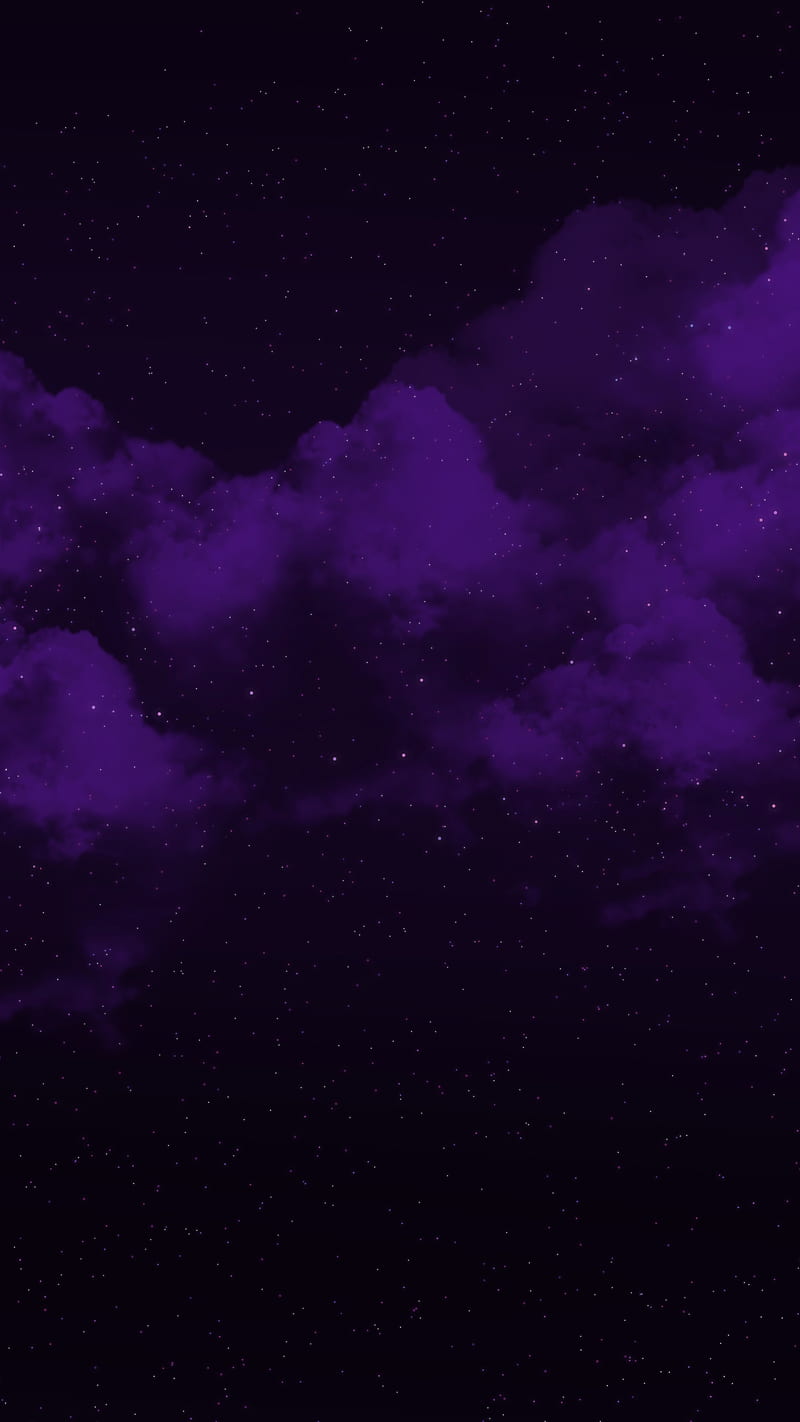 Aesthetic Clouds Samsung Amoled Black Dark Iphone Night One Plus Purple Hd Phone Wallpaper Peakpx