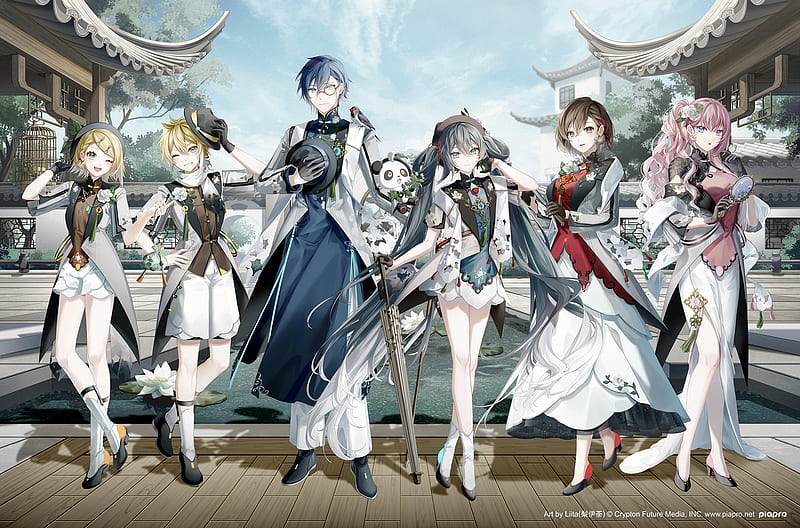 Anime, Vocaloid, Hatsune Miku , Len Kagamine , Rin Kagamine , Kaito (Vocaloid) , Luka Megurine , Meiko (Vocaloid), HD wallpaper