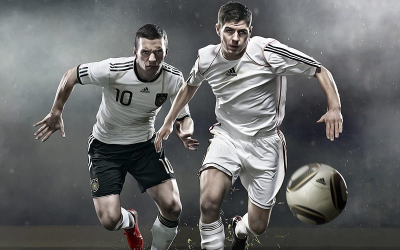 Podolski Gerrard-football sports, HD wallpaper