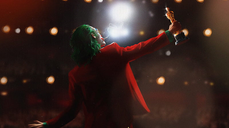Joker Oscar Winning Dance, joker-movie, joker, superheroes, supervillain, art, HD wallpaper