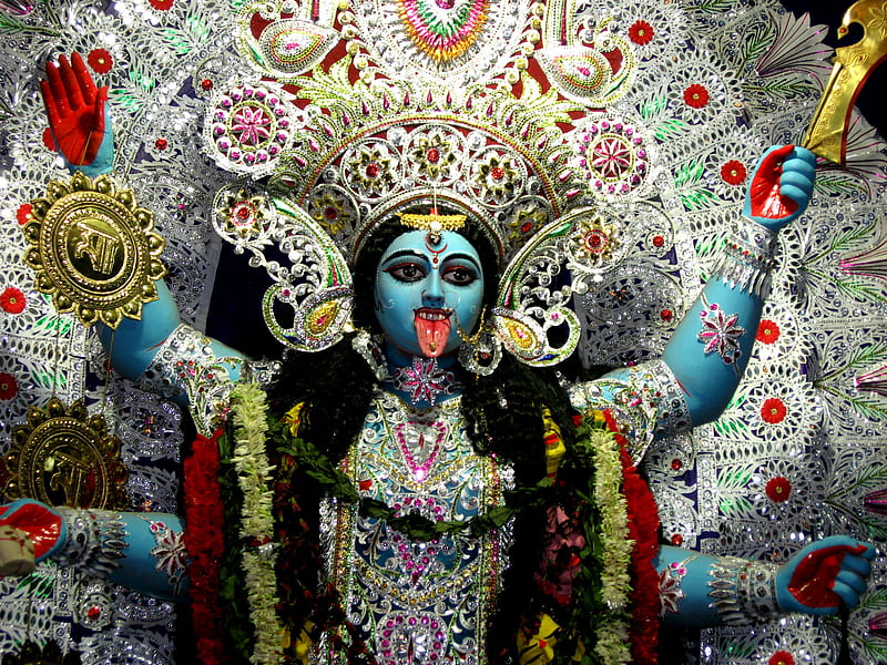 Hinduism, Religious, Goddess Kali, HD wallpaper
