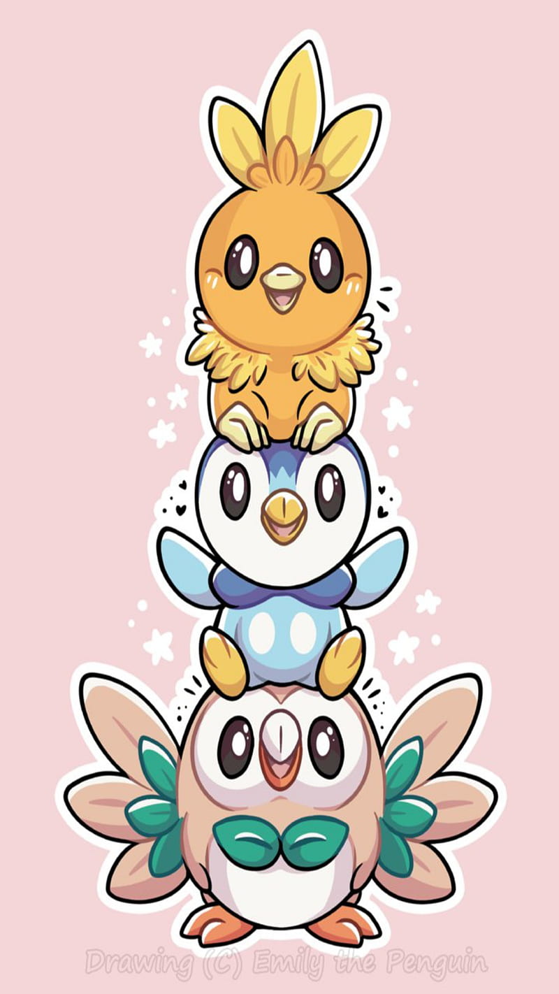cute pokemon starters wallpaper