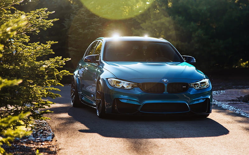 BMW 3, 2016, blue BMW, tuning M3, sport car, BMW F80, HD wallpaper | Peakpx