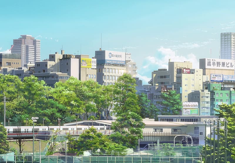 Anime, City, Tokyo, Train Station, Your Name, Kimi No Na Wa, HD wallpaper