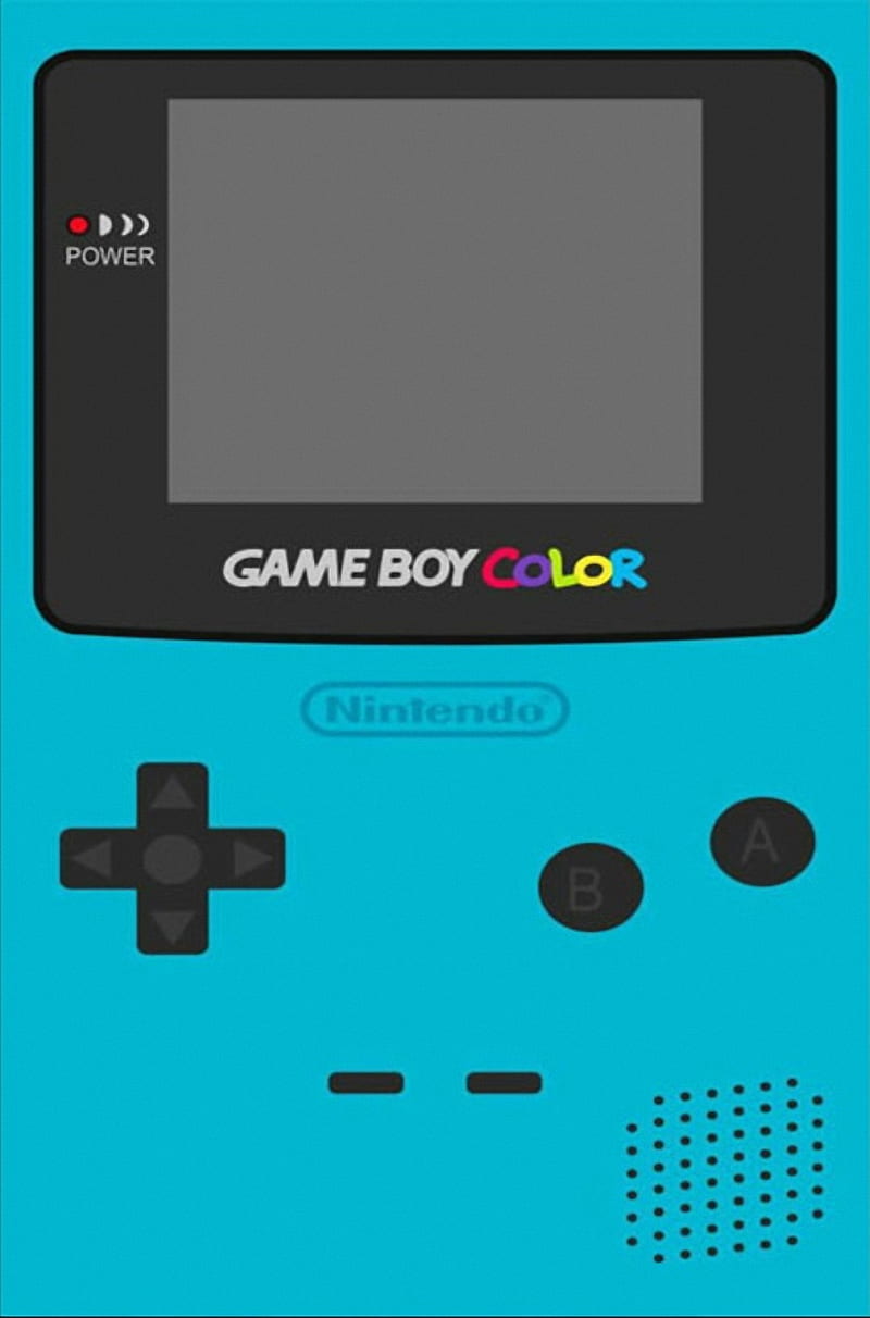Teal Game Boy, color, gameboy, nintendo, HD phone wallpaper