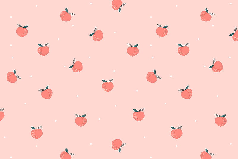 Peach background vector, cute, Peach Pastel, HD wallpaper