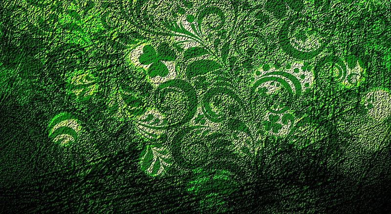 Lucky , holidays, St Patricks day, clover, green abstract, digital art, luck, HD wallpaper