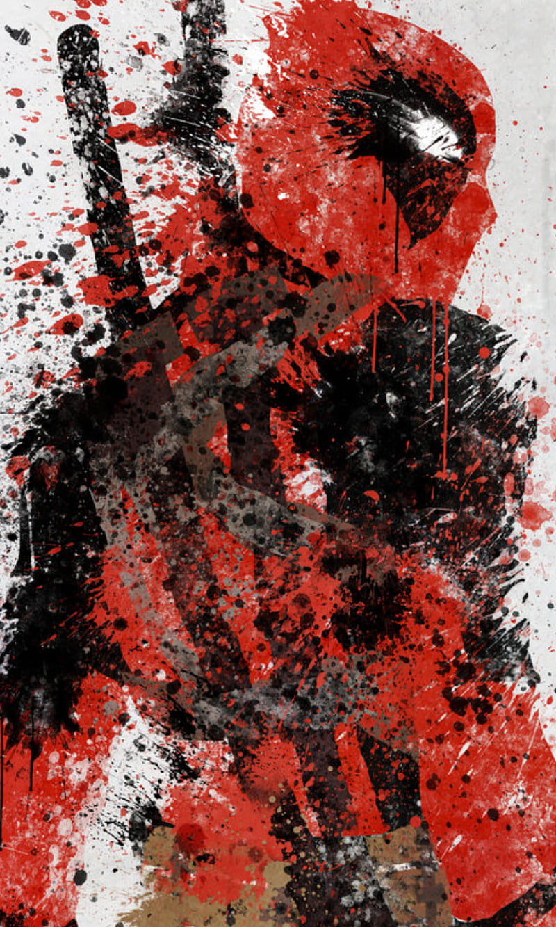 Deadpool, comics, marvel, wade wilson, HD phone wallpaper