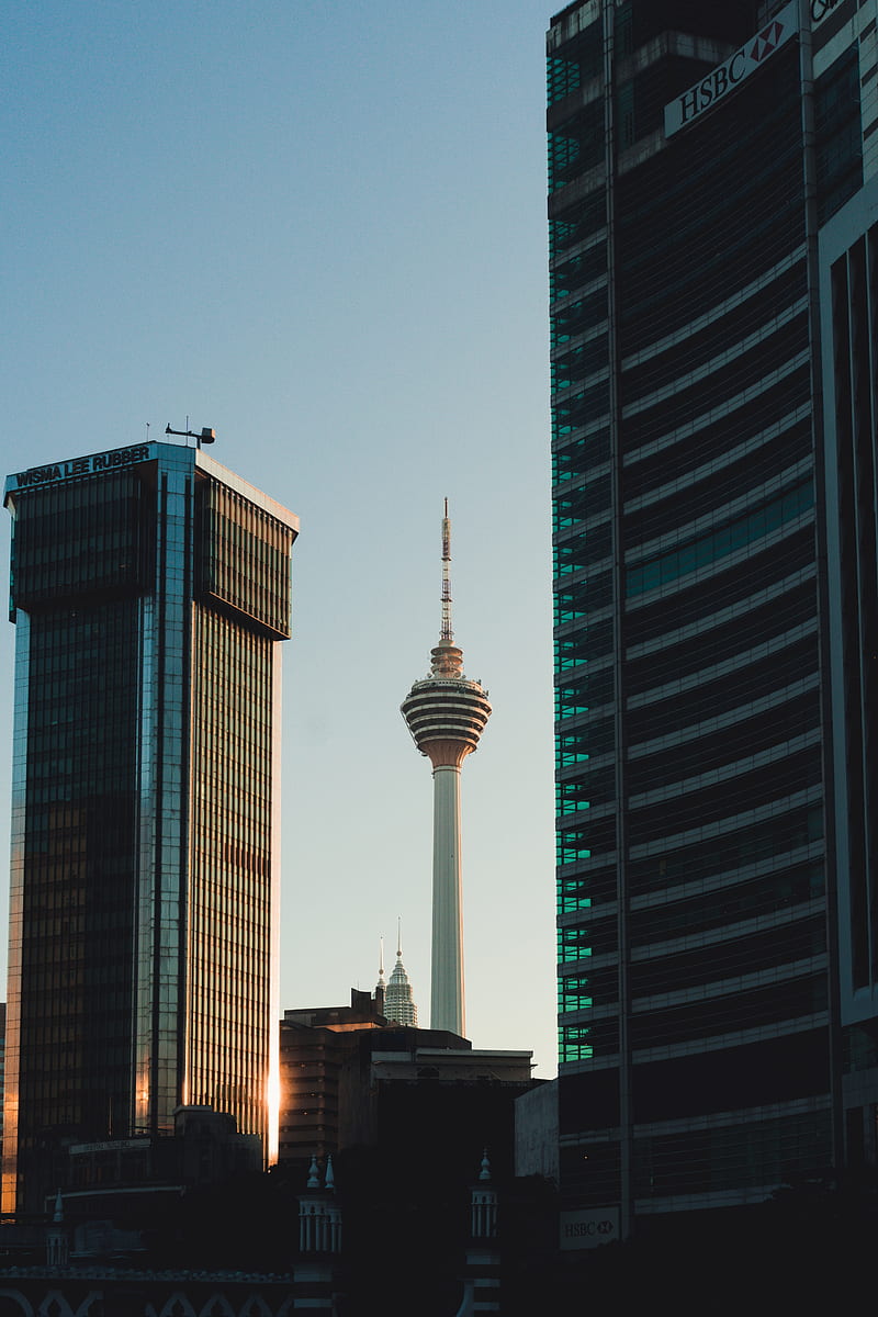 Kuala Lumpur, Malaysia, city, architecture, skyline, building, HD phone wallpaper