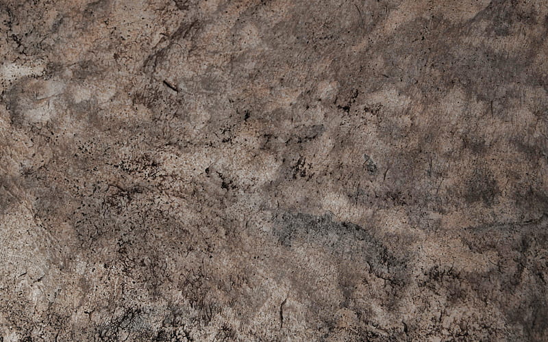 gray stone texture, stone background, grunge brown background, grunge texture, stone, HD wallpaper