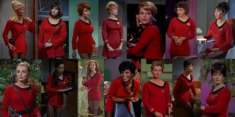 Original Star Trek Actresses That Wore Red and LIVED!!, red, TOS, Nichelle Nichols, Star Trek, Grace Lee Whitney, Julie Cobb, Original Star Trek, HD wallpaper