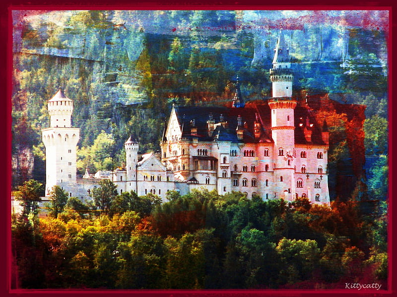 ~♔~ Neuschwanstein Castle ~♔~ , neuschwanstein, germany, bavaria, castle, HD wallpaper